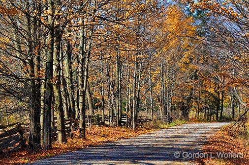 Autumn Back Road_29870.jpg - Photographed near Westport, Ontario, Canada.